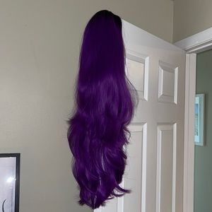Pretty purple lace front